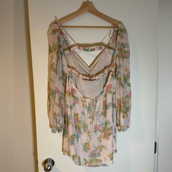 For Love and Lemons Georgina Swing Dress Size Medium - Picture 4 of 16